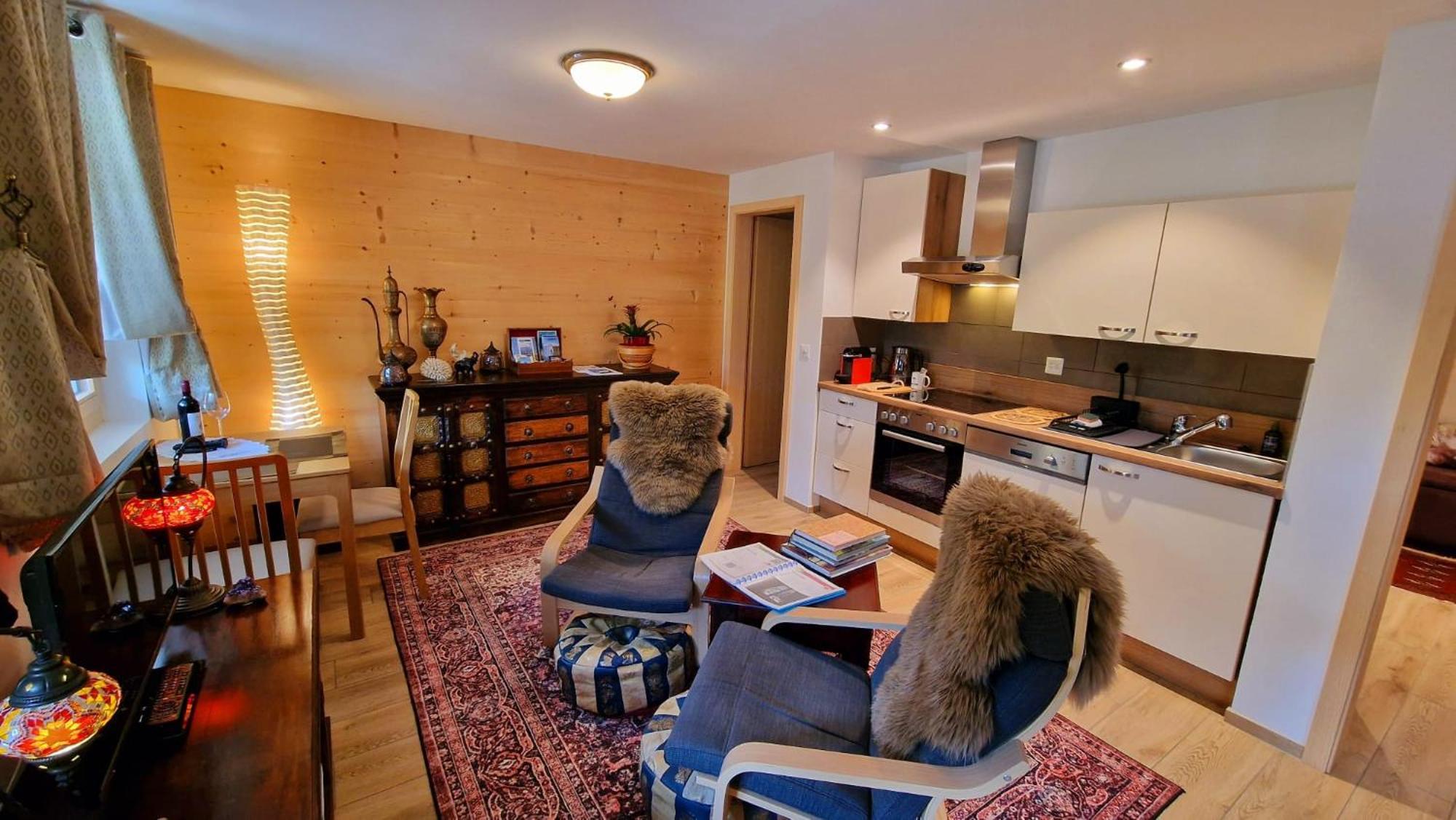 Large Deluxe Studio For 2 - Chalet Lovo Ленк Экстерьер фото